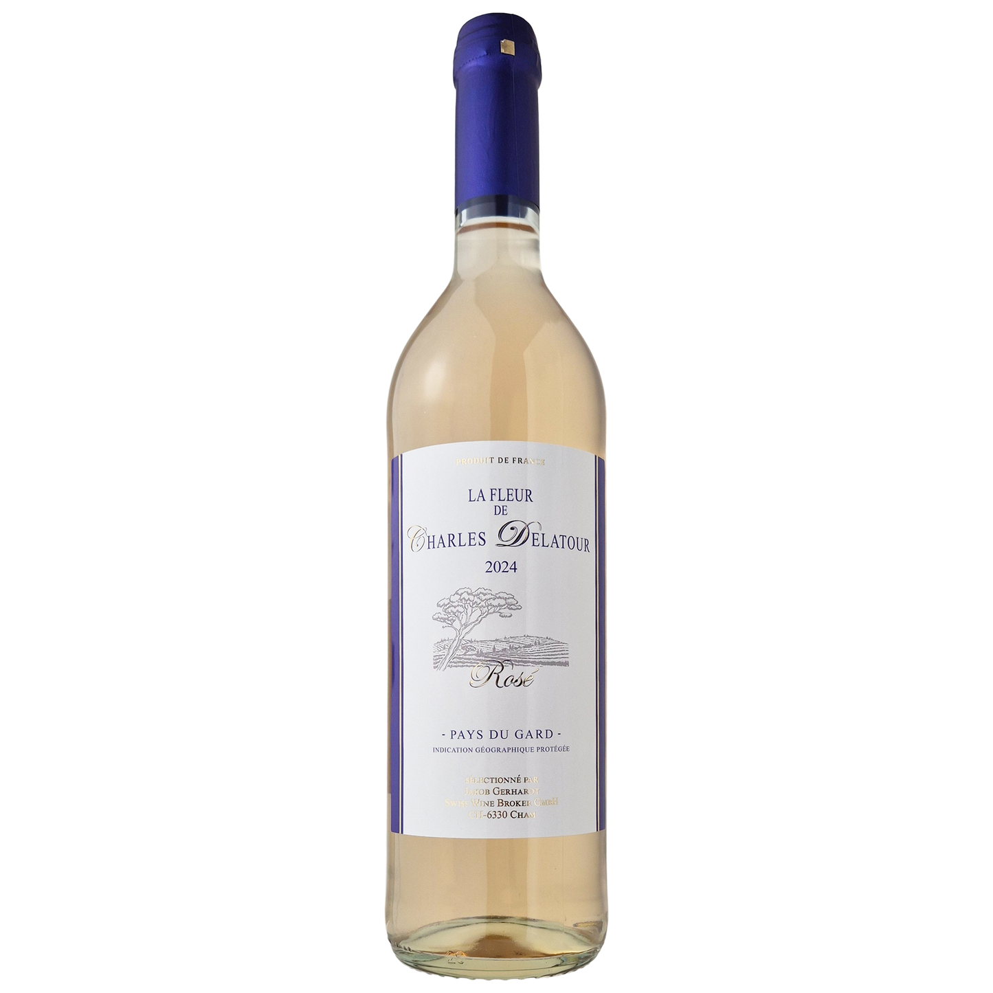 2024 La Fleur de Charles Delatour Vin rosé de Pays du Gard IGP