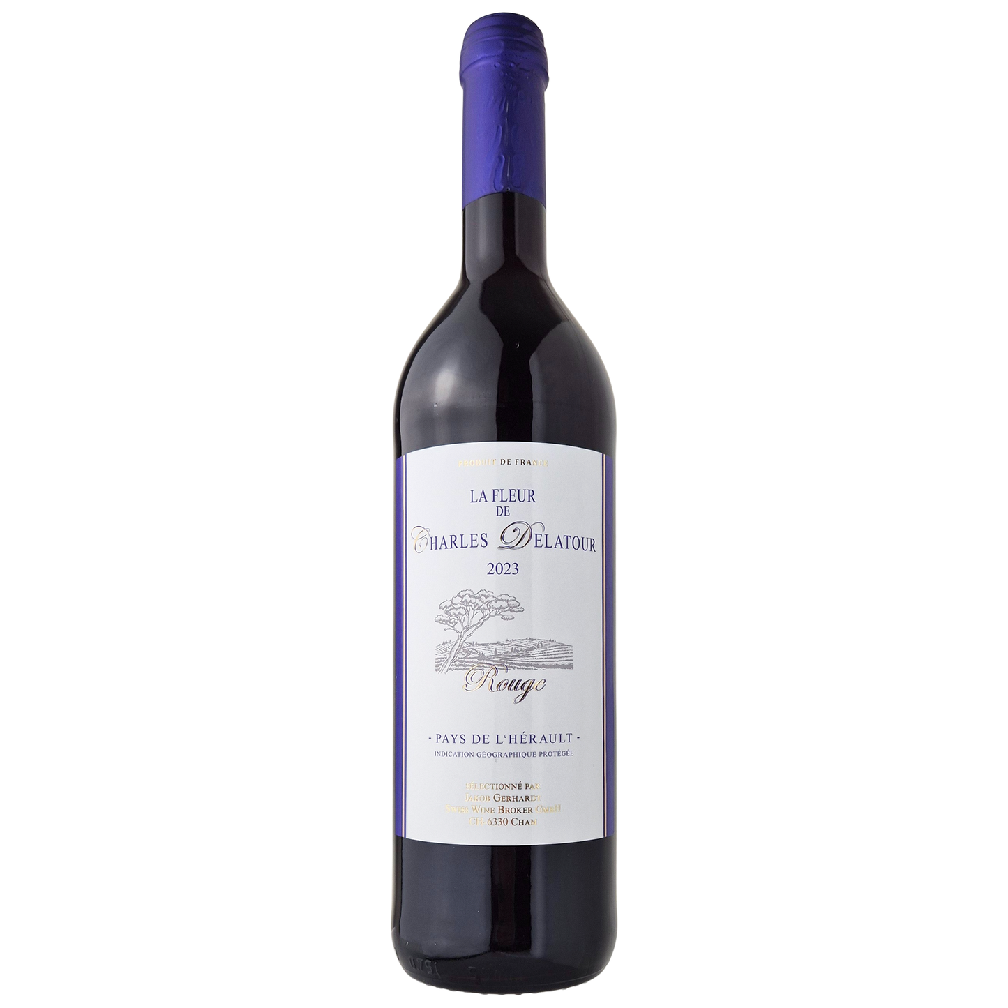 2023 La Fleur de Charles Delatour Vin rouge de Pays de l`Herault IGP
