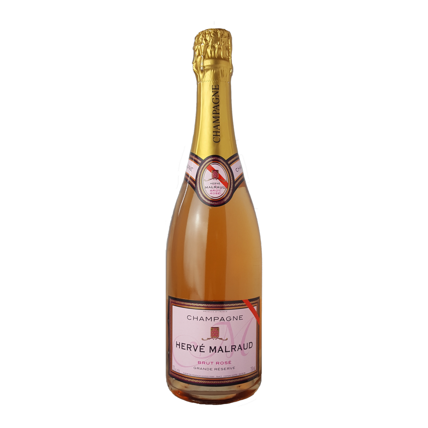 Champagne Hervé Malraud Brut, rosé, Grande Réserve, Méthode Traditionnelle