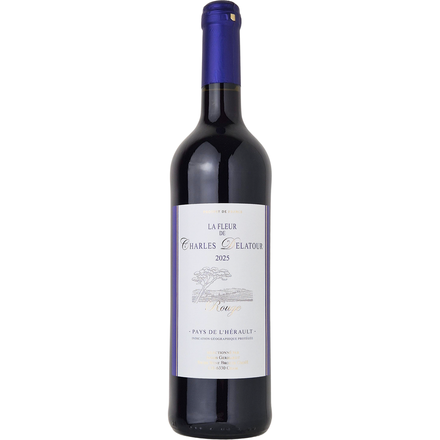 2025 La Fleur de Charles Delatour Vin rouge de Pays de l`Herault IGP